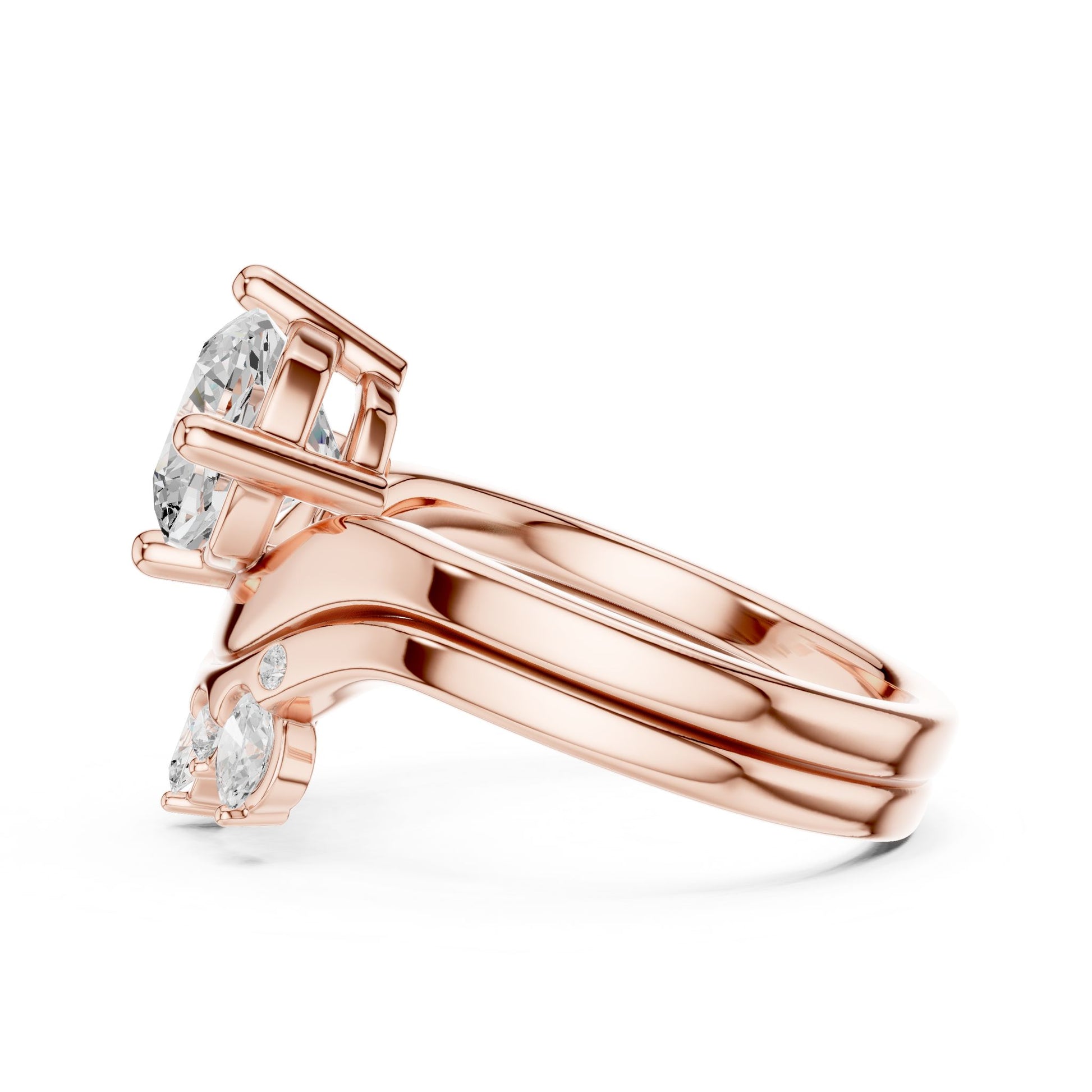 Round Lab Grown Diamond Solitaire Engagement Ring