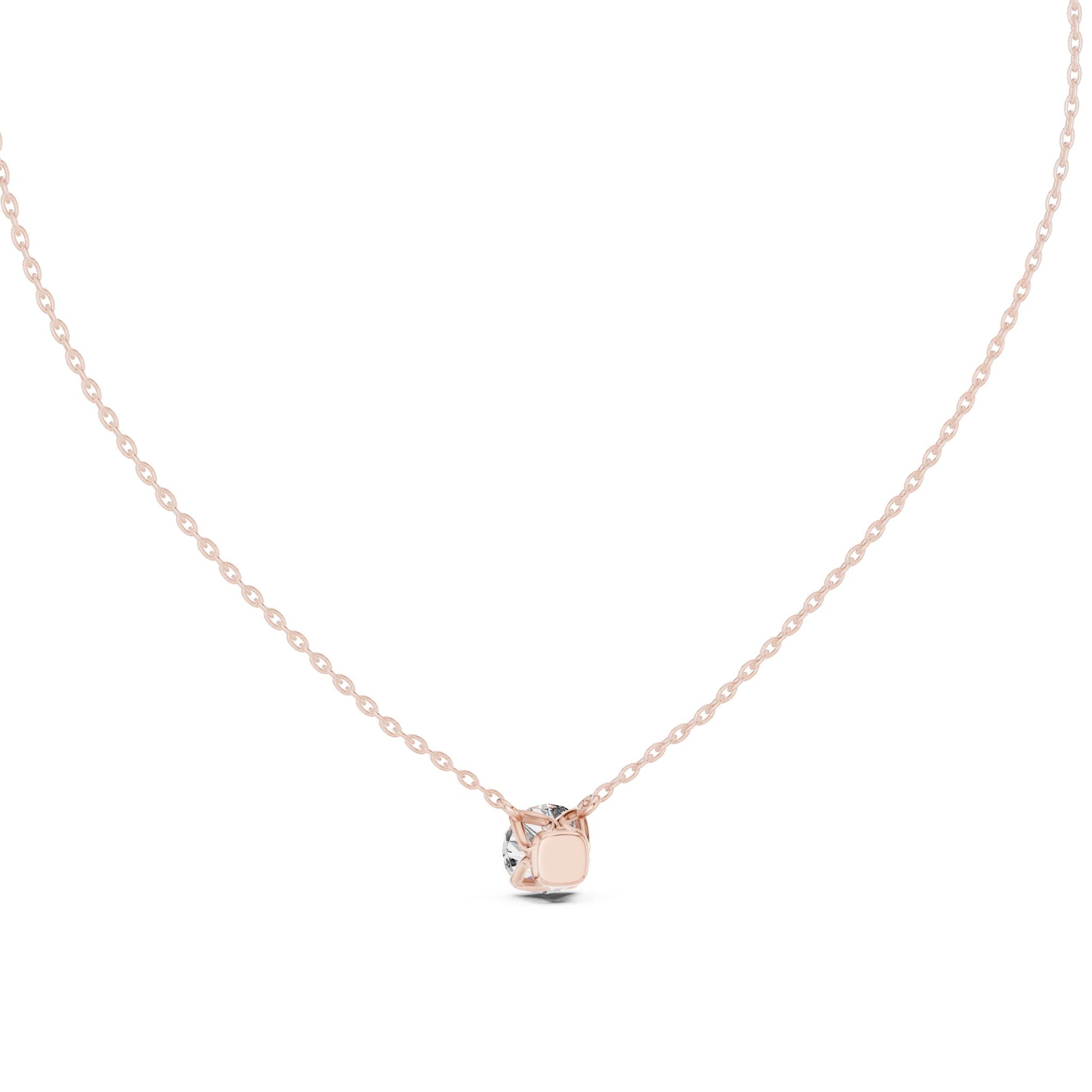 Round Lab Grown Diamond Pendant