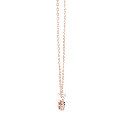 Round Lab Grown Diamond Pendant