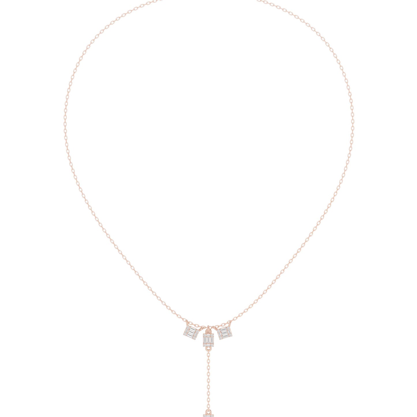Round Lab Grown Diamond Pendant