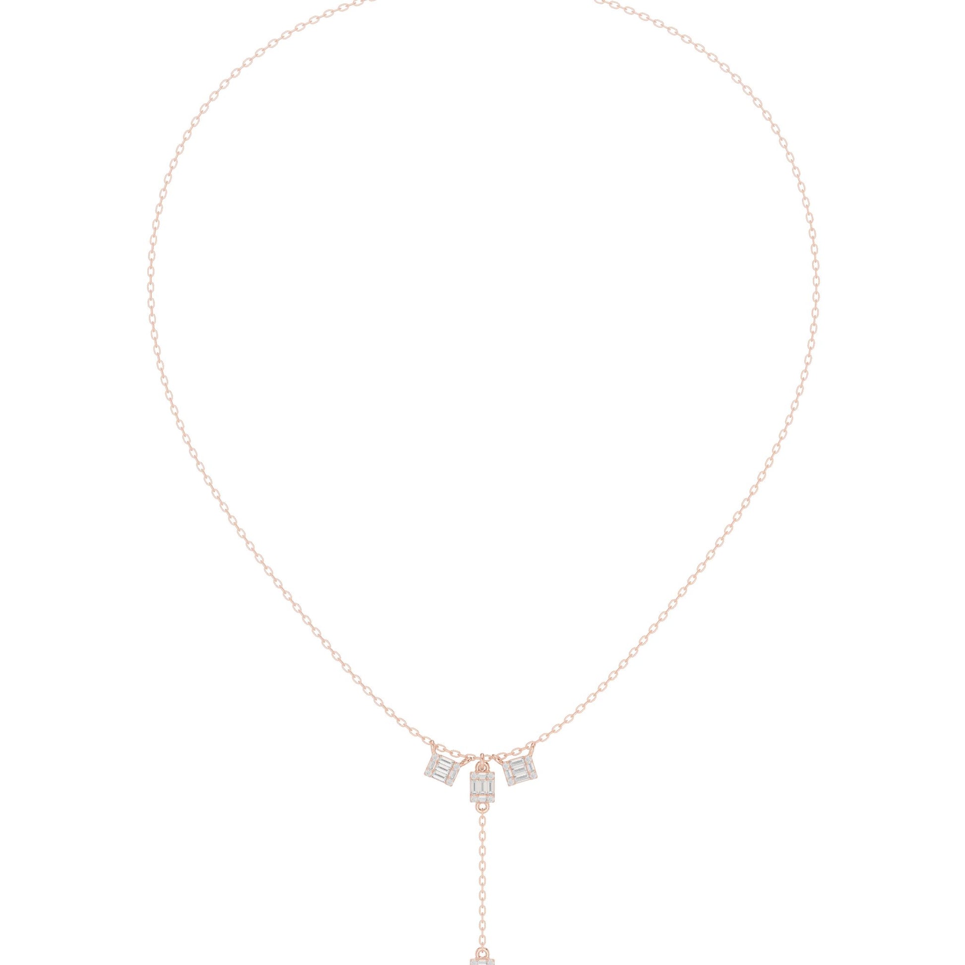 Round Lab Grown Diamond Pendant