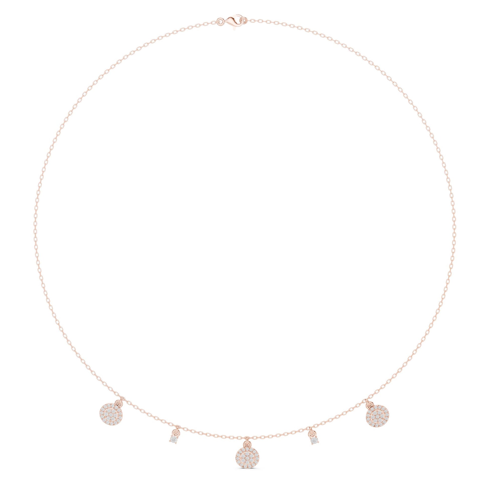 Round Lab Grown Diamond Pendant