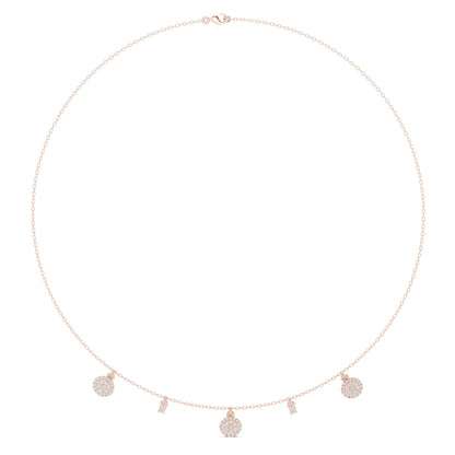 Round Lab Grown Diamond Pendant