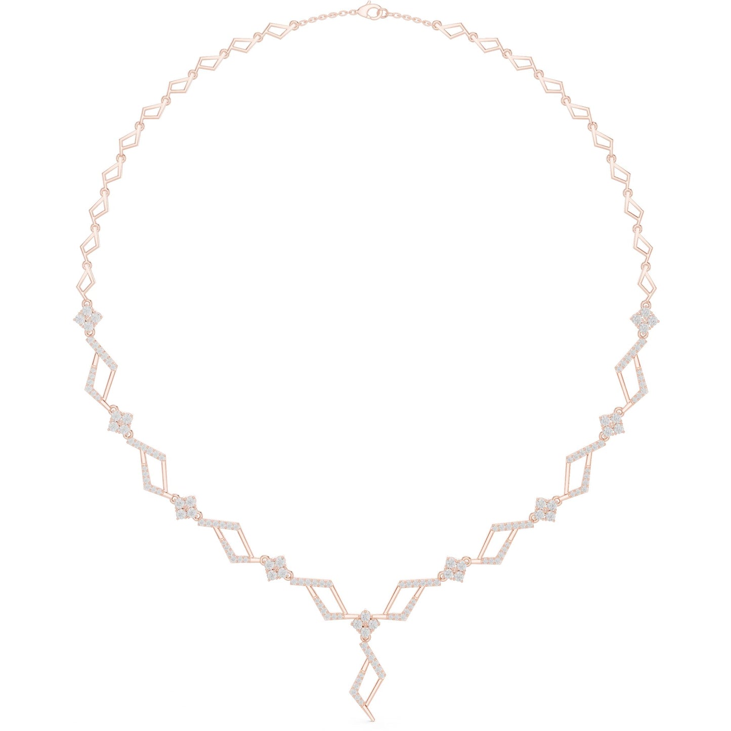Round Lab Grown Diamond Pendant