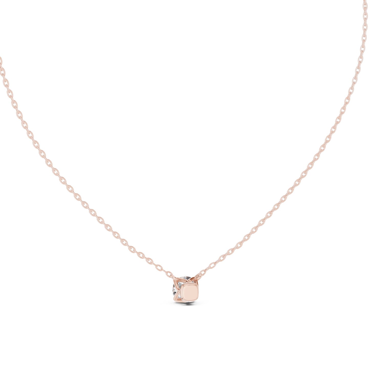 Round Lab Grown Diamond Pendant