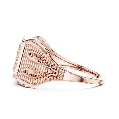 Men's Round Lab Grown Diamond Ring