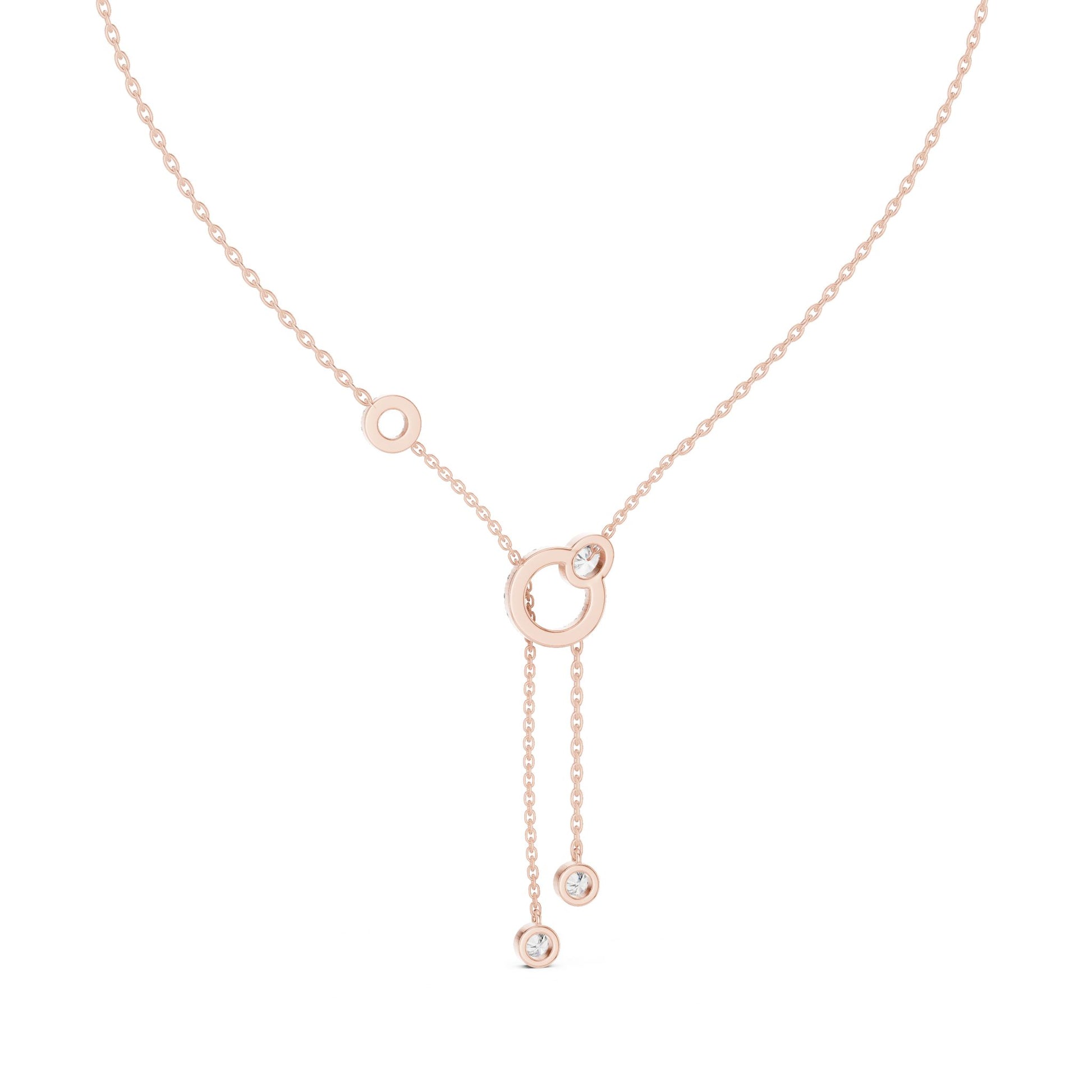Round Lab Grown Diamond Pendant