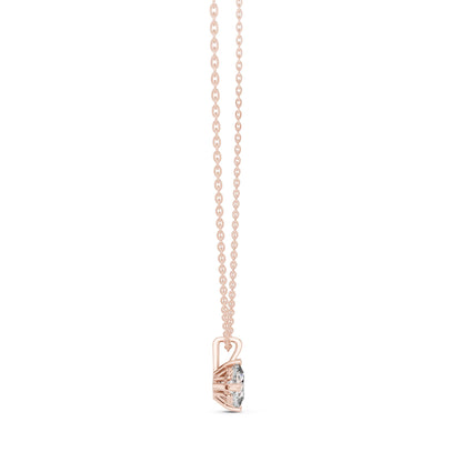 Round Lab Grown Diamond Pendant