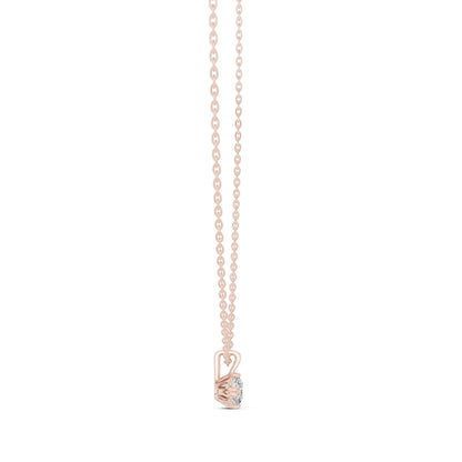 Round Lab Grown Diamond Pendant
