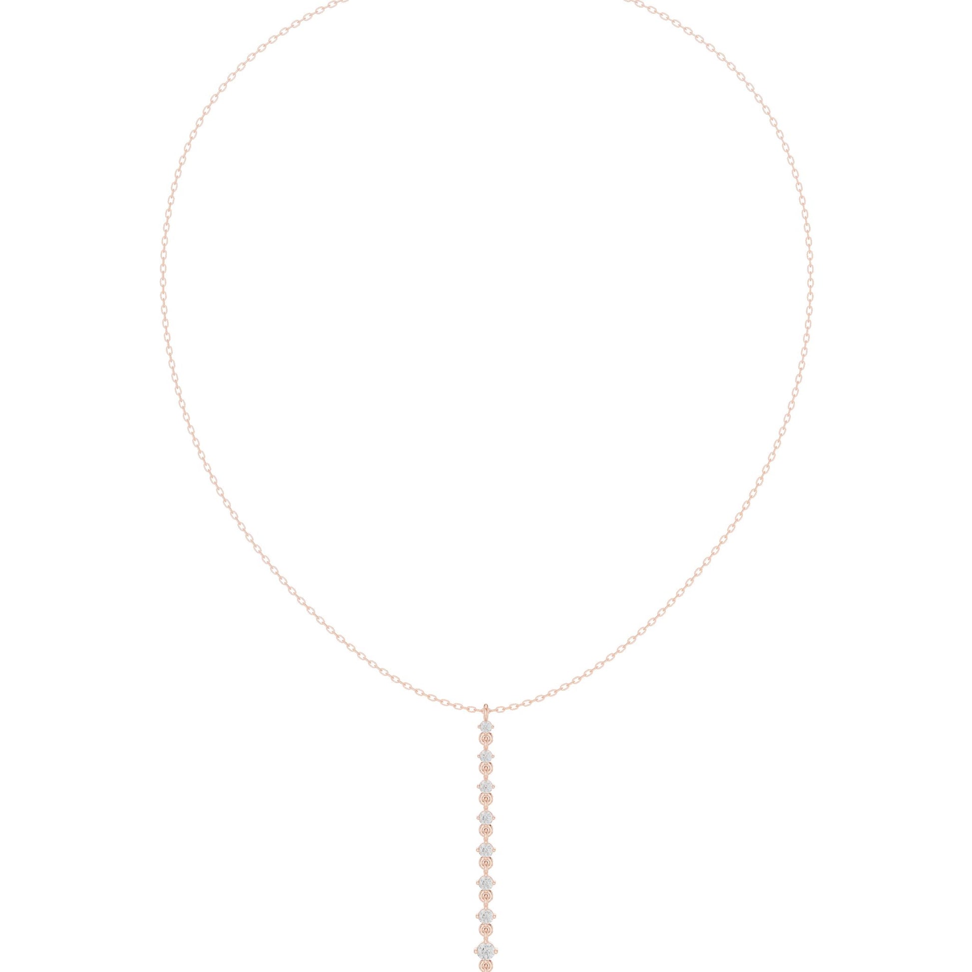 Round Lab Grown Diamond Pendant