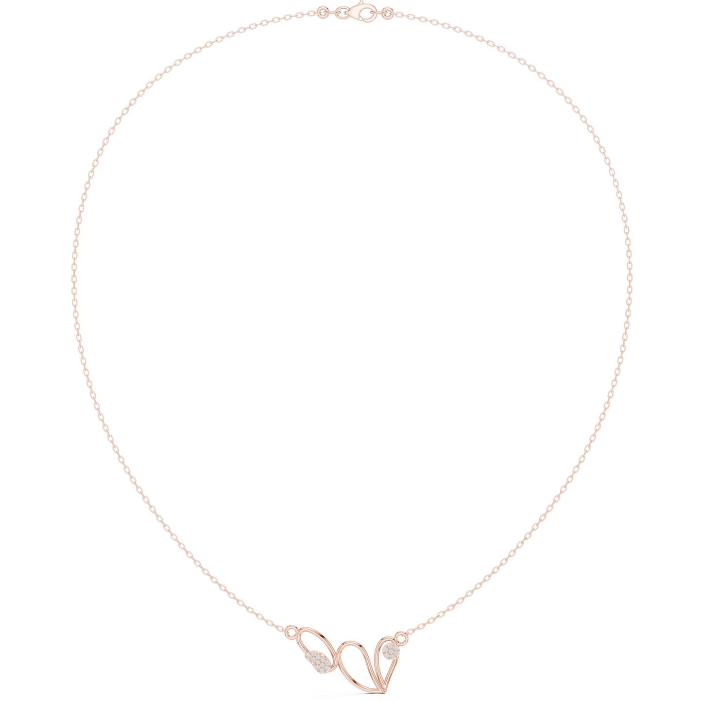 Round Lab Grown Diamond Pendant