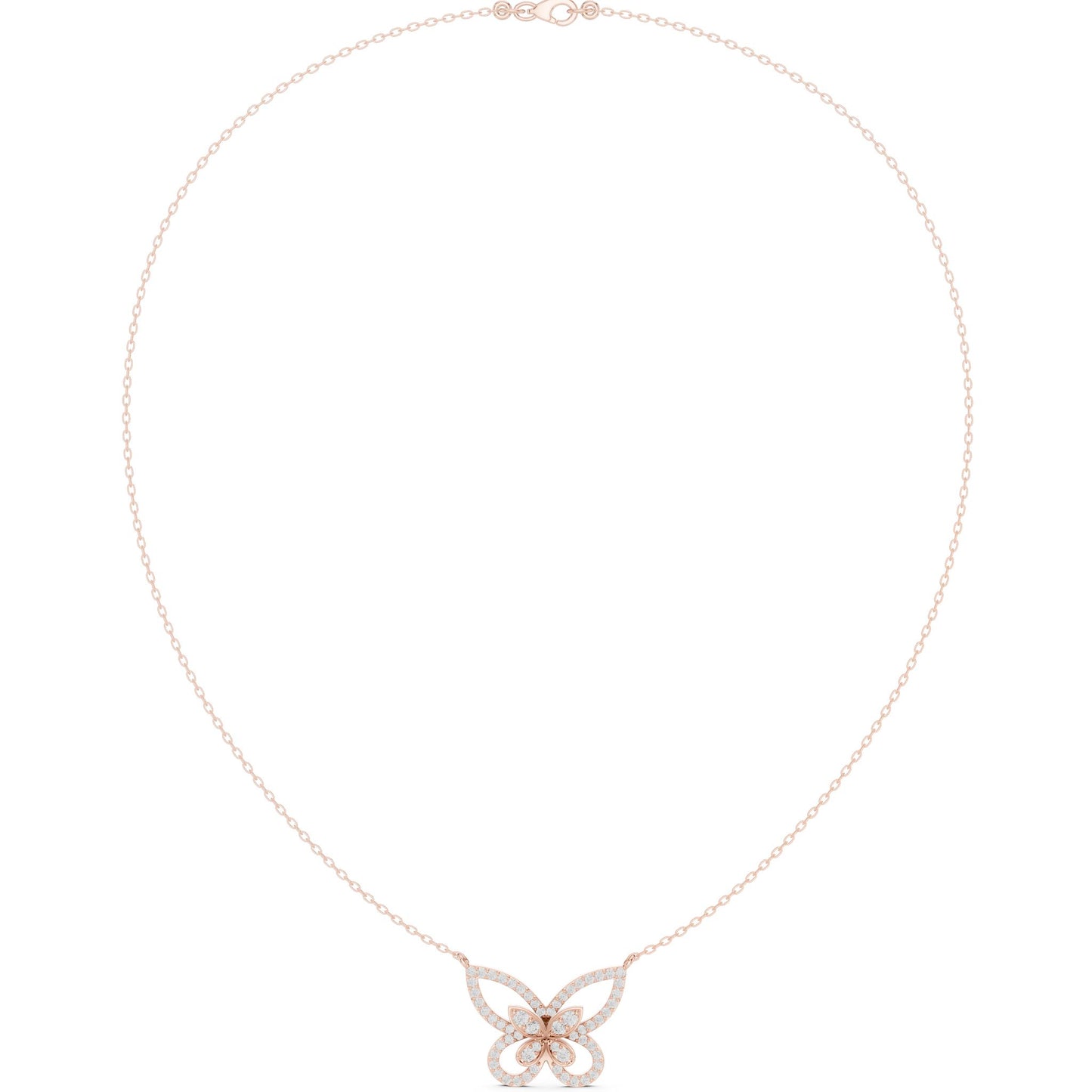 Round Lab Grown Diamond Pendant