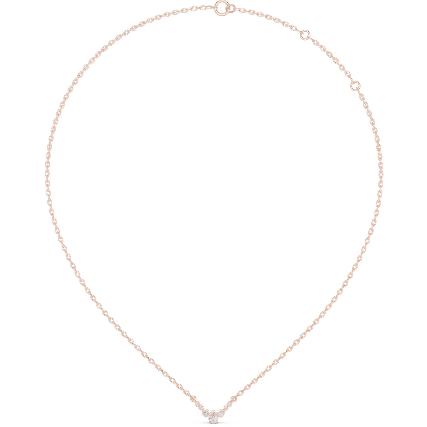 Round Lab Grown Diamond Pendant