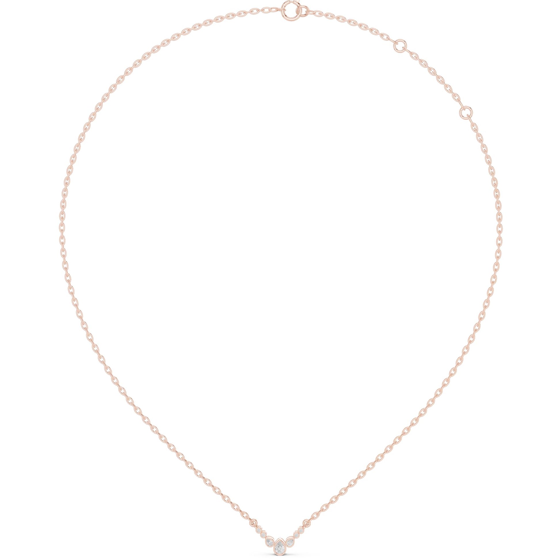 Round Lab Grown Diamond Pendant