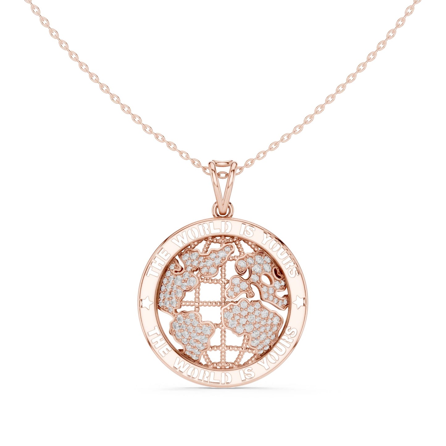 Round Lab Grown Diamond Pendant