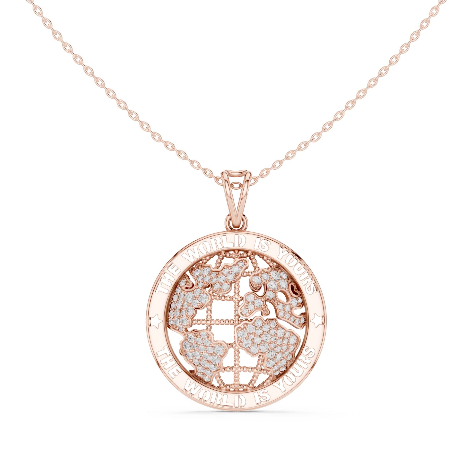 Round Lab Grown Diamond Pendant