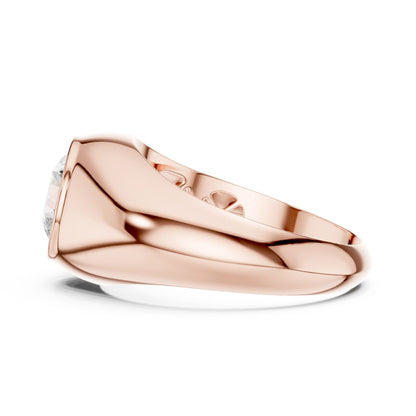 Men's Round Lab Grown Diamond Ring