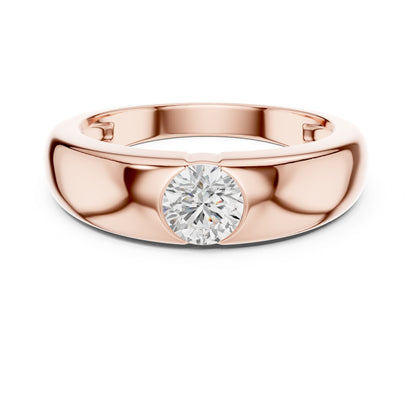 Men's Round Lab Grown Diamond Ring