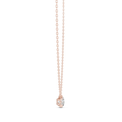 Round Lab Grown Diamond Pendant