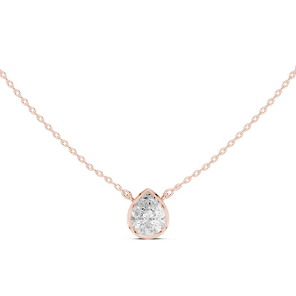 Round Lab Grown Diamond Pendant
