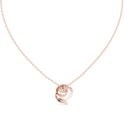 Round Lab Grown Diamond Pendant