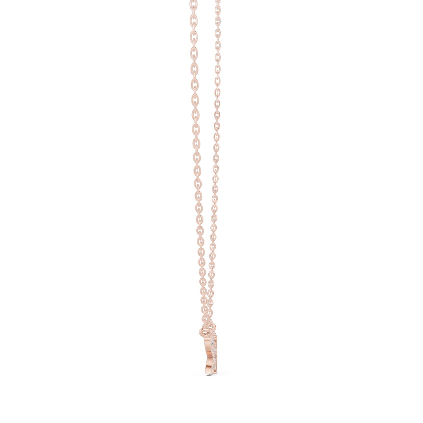 Round Lab Grown Diamond Pendant