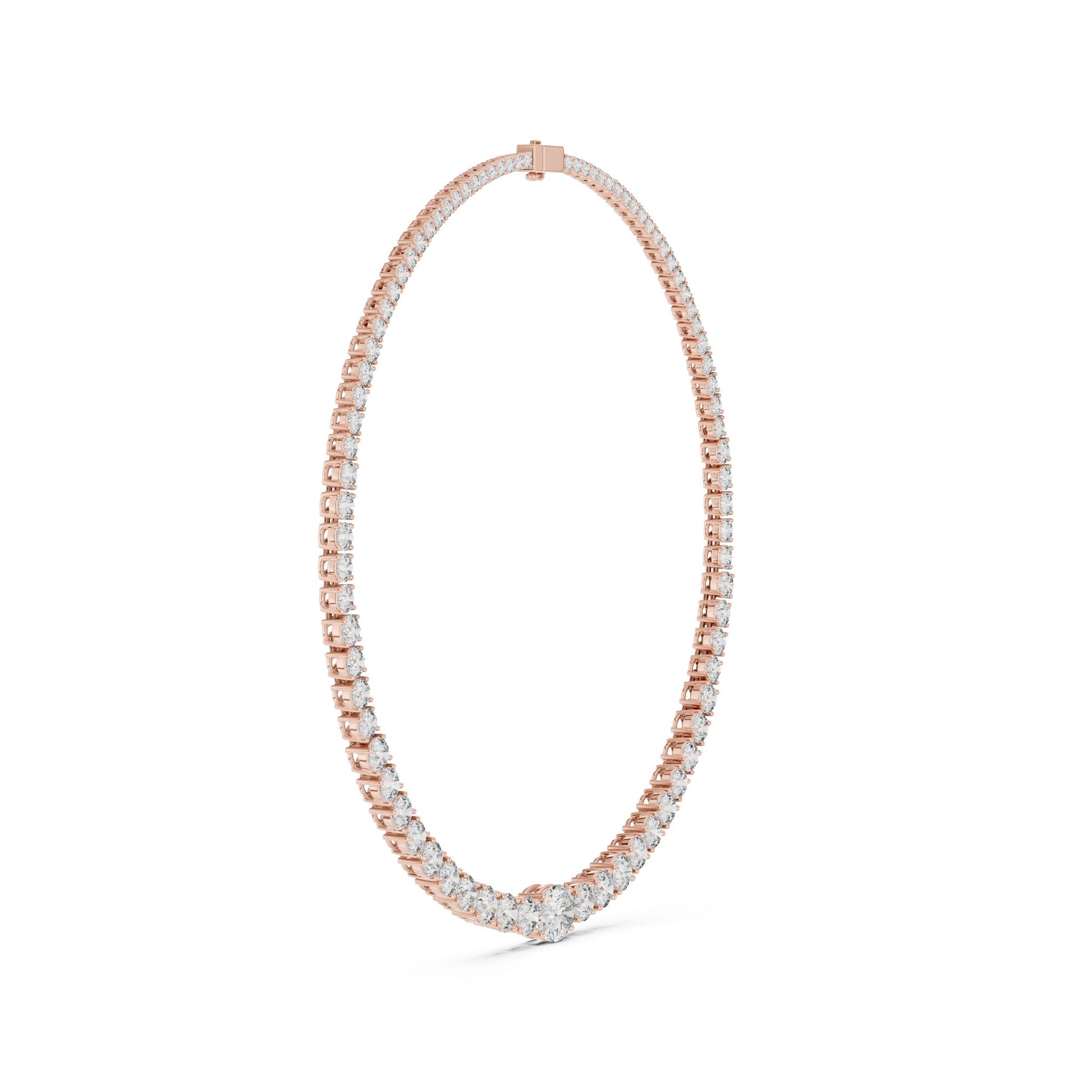Round Lab Grown Diamond Pendant