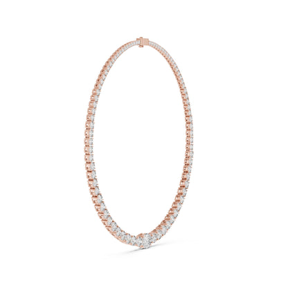 Round Lab Grown Diamond Pendant