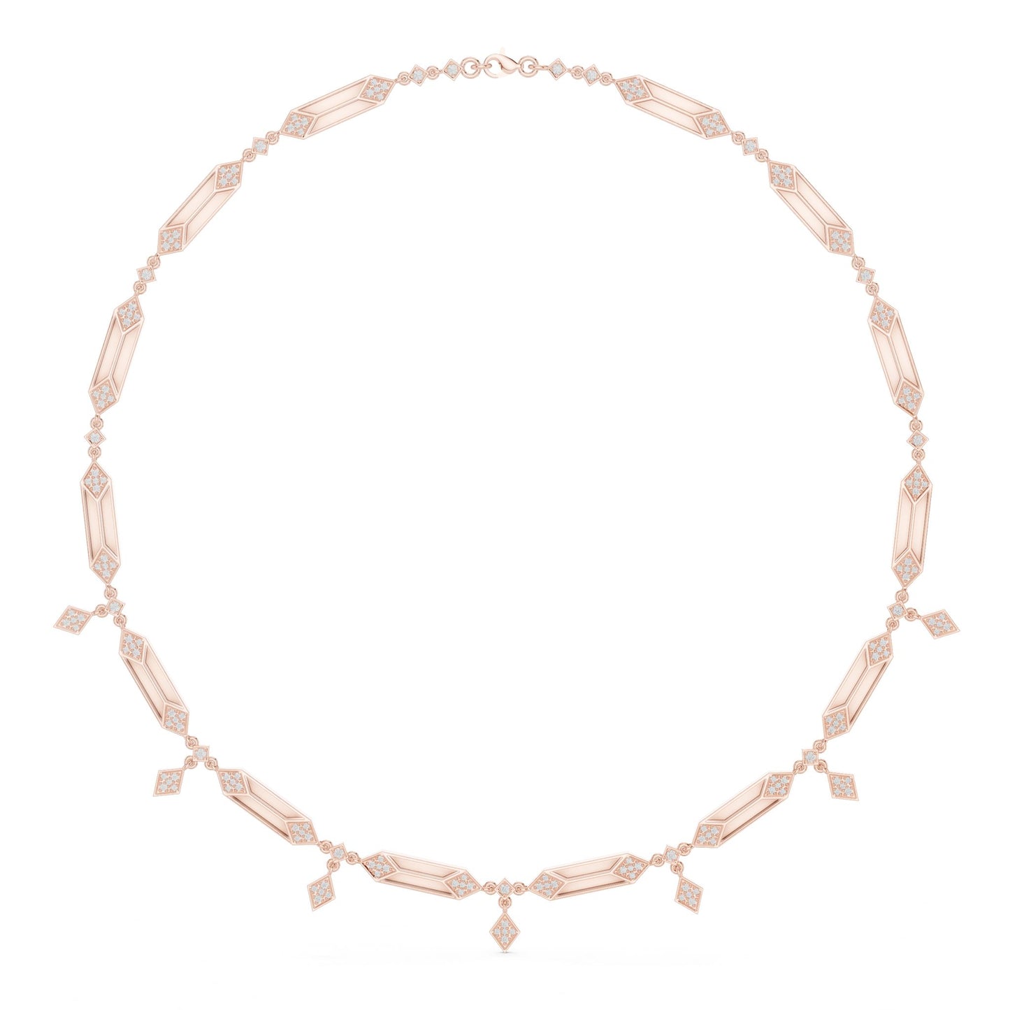 Round Lab Grown Diamond Pendant