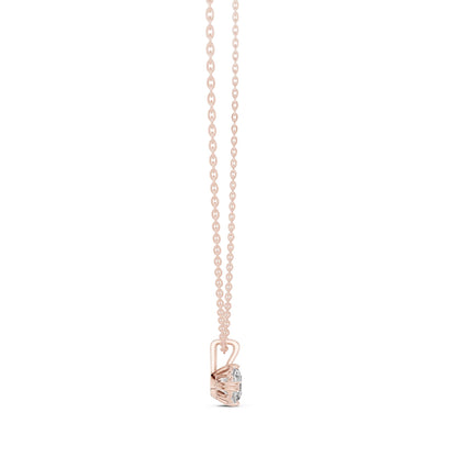 Round Lab Grown Diamond Pendant