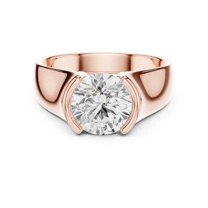 Men's Round Lab Grown Diamond Ring