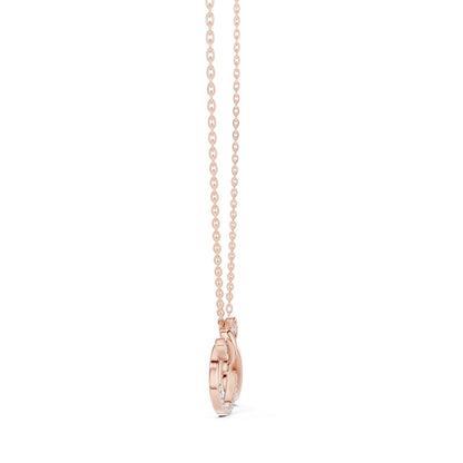 Round Lab Grown Diamond Pendant