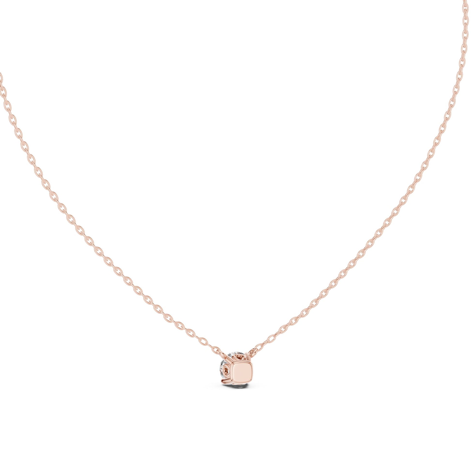 Round Lab Grown Diamond Pendant