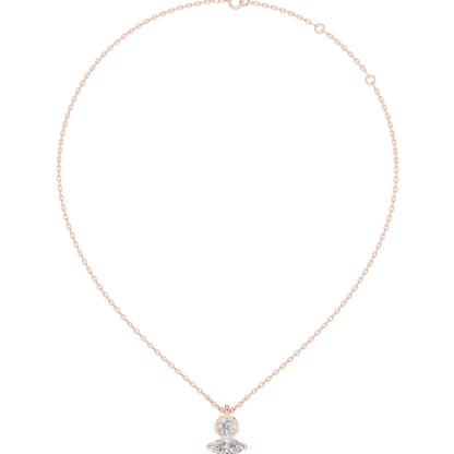 Round Lab Grown Diamond Pendant