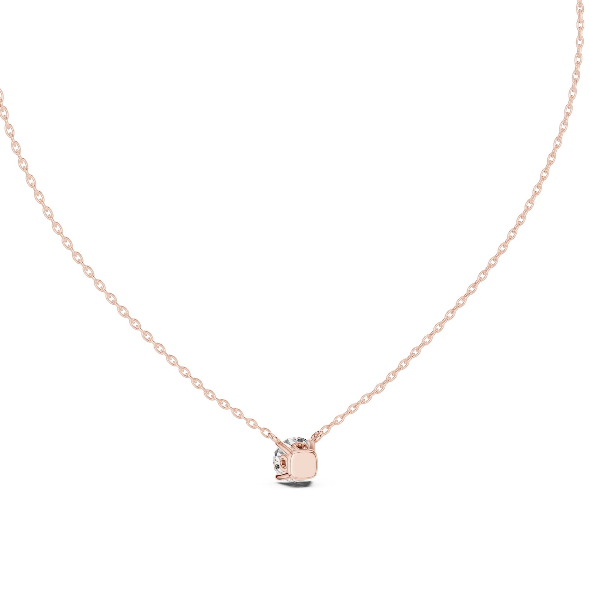 Round Lab Grown Diamond Pendant
