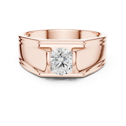 Men's Round Lab Grown Diamond Ring