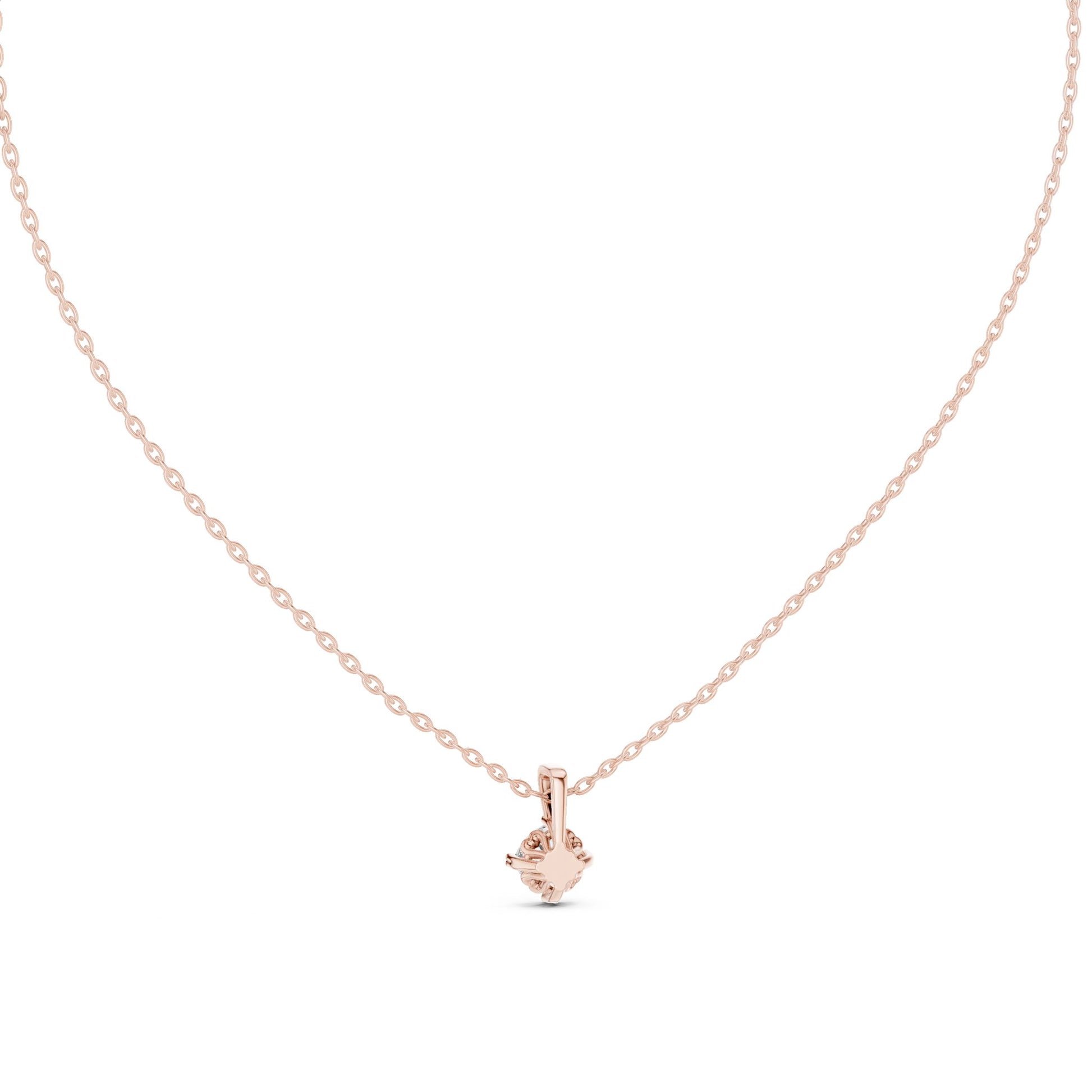 Round Lab Grown Diamond Pendant