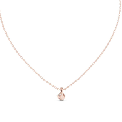 Round Lab Grown Diamond Pendant