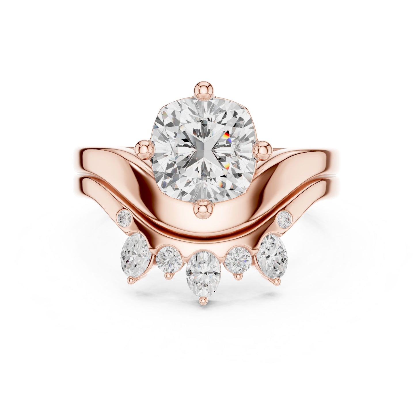 Round Lab Grown Diamond Solitaire Engagement Ring