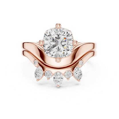 Round Lab Grown Diamond Solitaire Engagement Ring