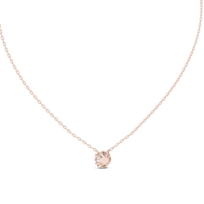 Round Lab Grown Diamond Pendant