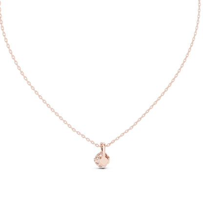 Round Lab Grown Diamond Pendant