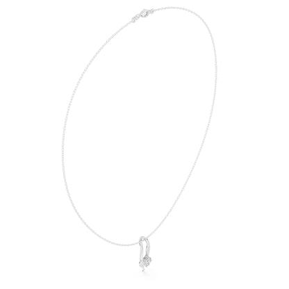 Round Lab Grown Diamond Pendant