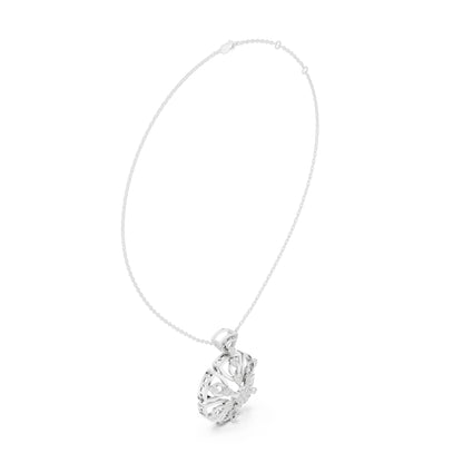 Round Lab Grown Diamond Pendant