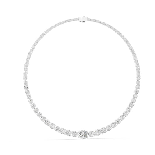 Round Lab Grown Diamond Pendant