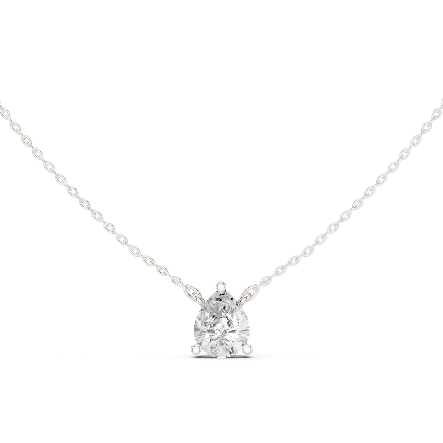 Round Lab Grown Diamond Pendant