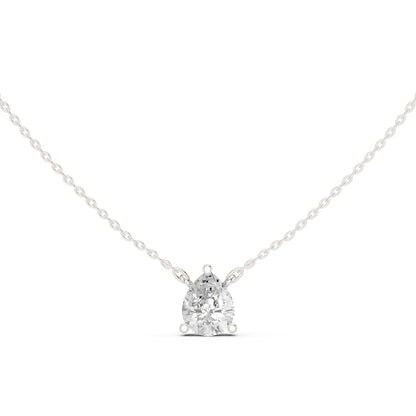 Round Lab Grown Diamond Pendant