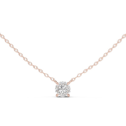 Round Lab Grown Diamond Pendant