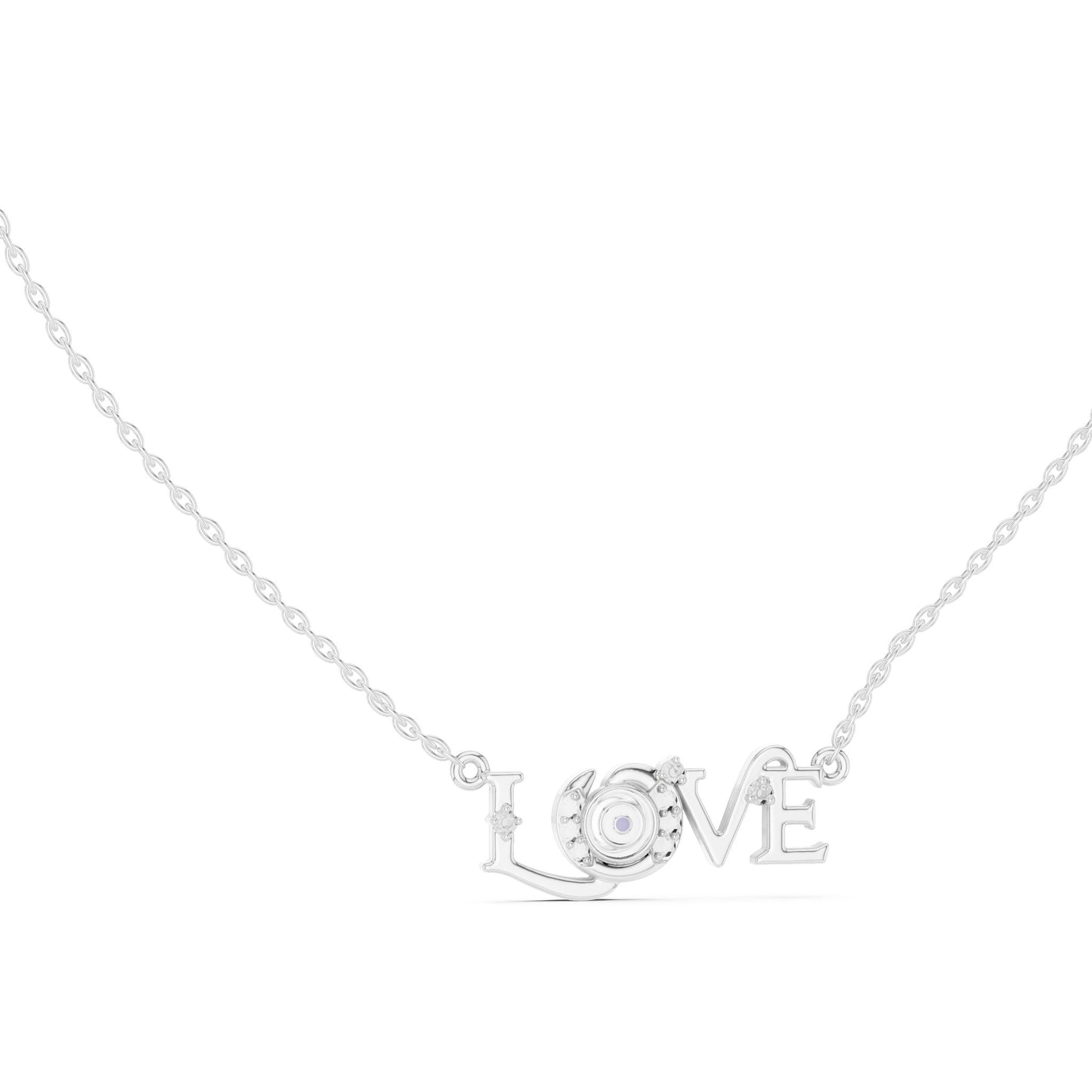 Round Lab Grown Diamond Pendant