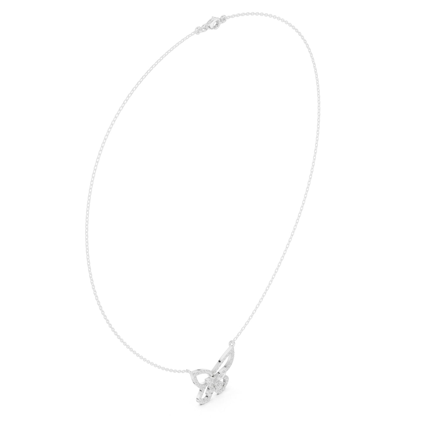 Round Lab Grown Diamond Pendant